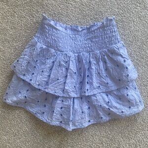 Abercrombie Kids Blue tiered Skort with Smocked Waist
